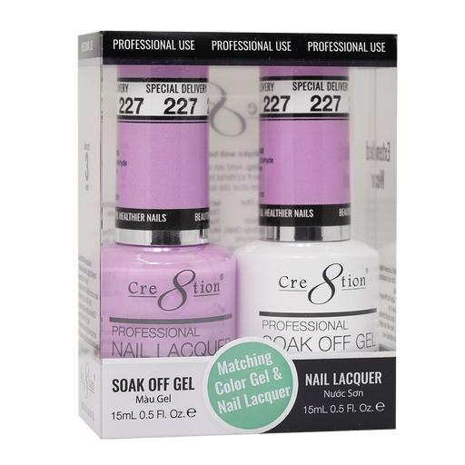 Cre8tion Gel Polish And Nail Lacquer, 227, 0.5oz, 0916-1435