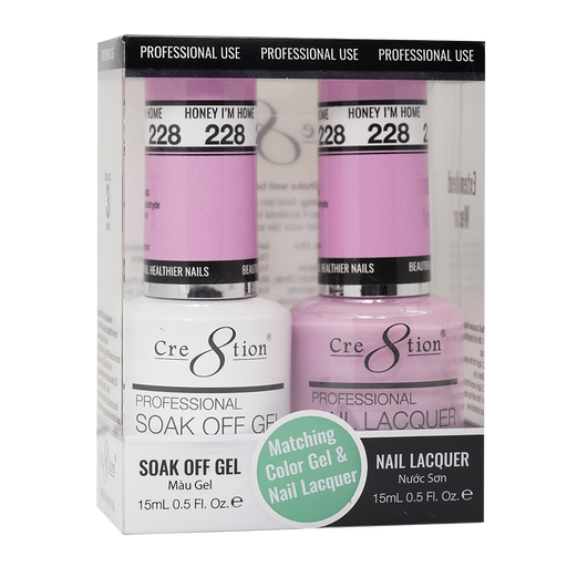 Cre8tion Gel Polish And Nail Lacquer, 228, 0.5oz, 0916-1436