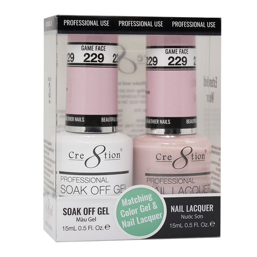 Cre8tion Gel Polish And Nail Lacquer, 229, 0.5oz, 0916-1437