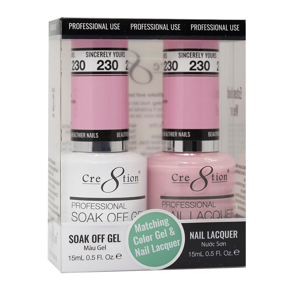 Cre8tion Gel Polish And Nail Lacquer, 230, 0.5oz, 0916-1438