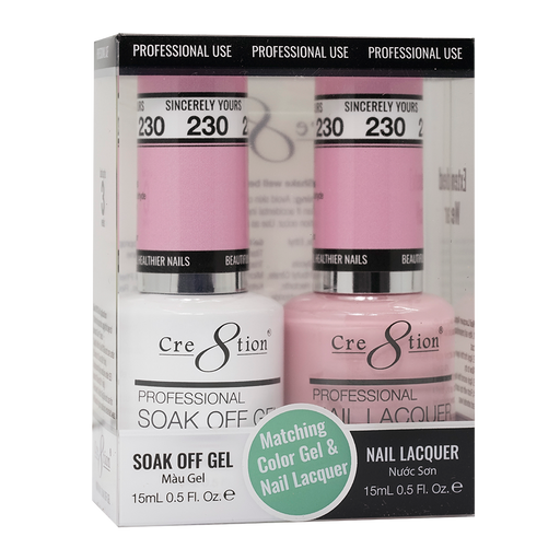 Cre8tion Gel Polish And Nail Lacquer, 230, 0.5oz, 0916-1438