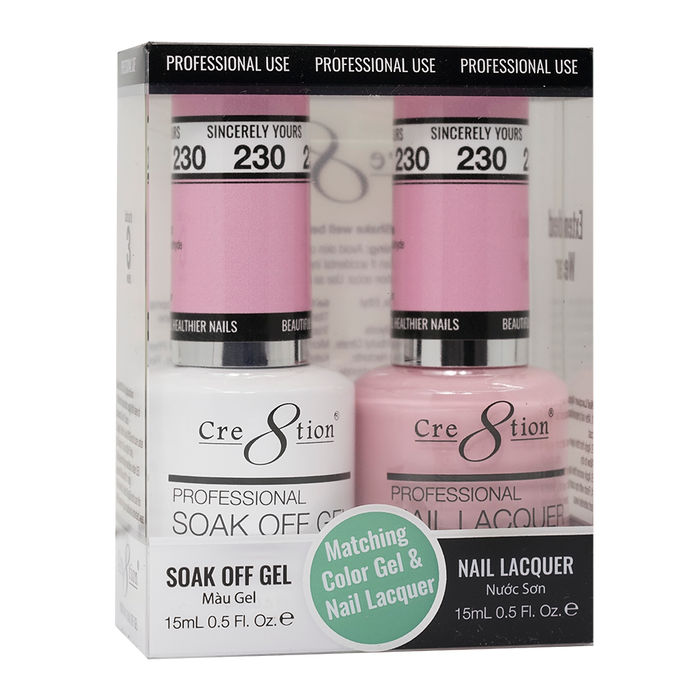 Cre8tion Gel Polish And Nail Lacquer, 230, 0.5oz, 0916-1438