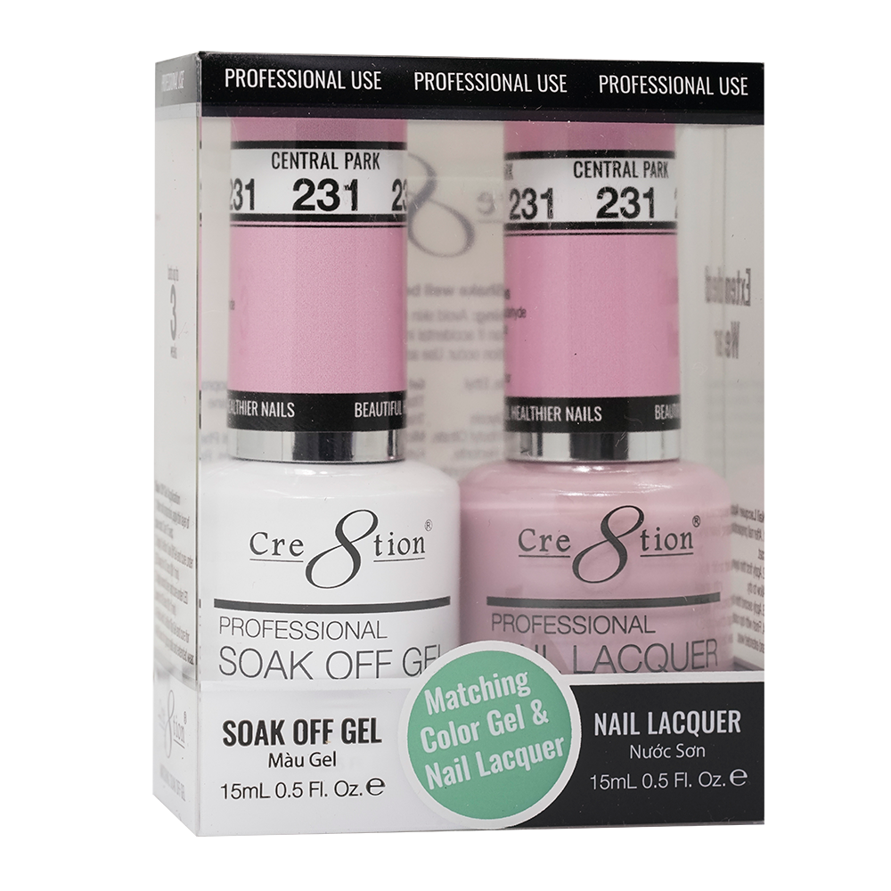 Cre8tion Gel Polish And Nail Lacquer, 231, 0.5oz, 0916-1439