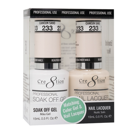 Cre8tion Gel Polish And Nail Lacquer, 233, 0.5oz, 0916-1441