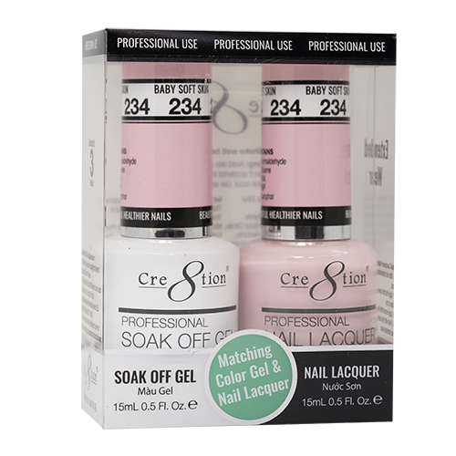 Cre8tion Gel Polish And Nail Lacquer, 234, 0.5oz, 0916-1442