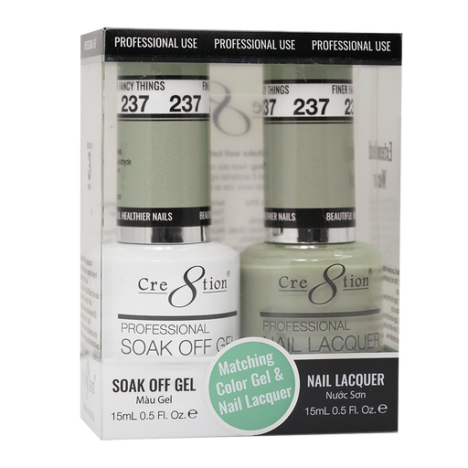 Cre8tion Gel Polish And Nail Lacquer, 237, 0.5oz, 0916-1445