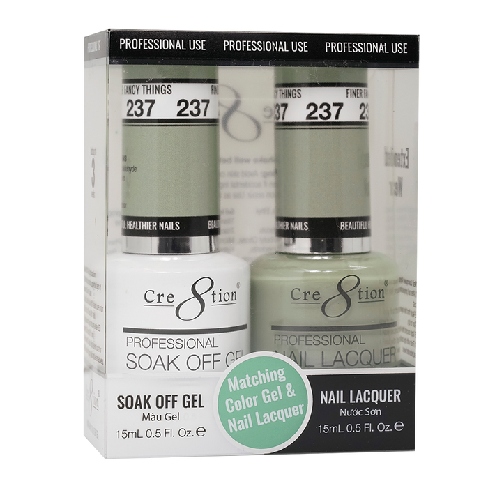 Cre8tion Gel Polish And Nail Lacquer, 237, 0.5oz, 0916-1445