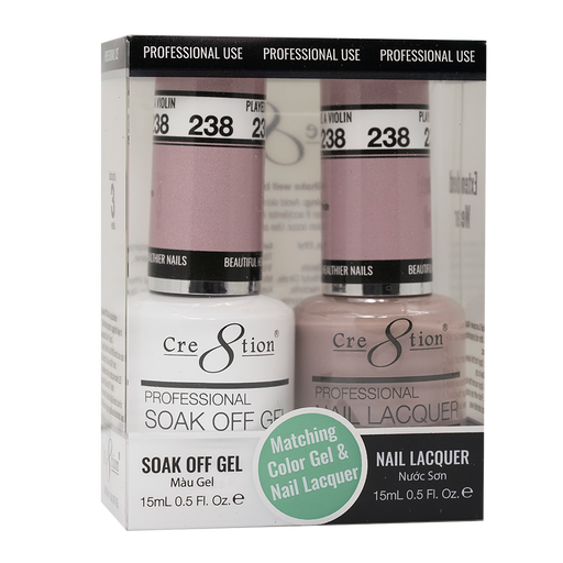 Cre8tion Gel Polish And Nail Lacquer, 238, 0.5oz, 0916-1446