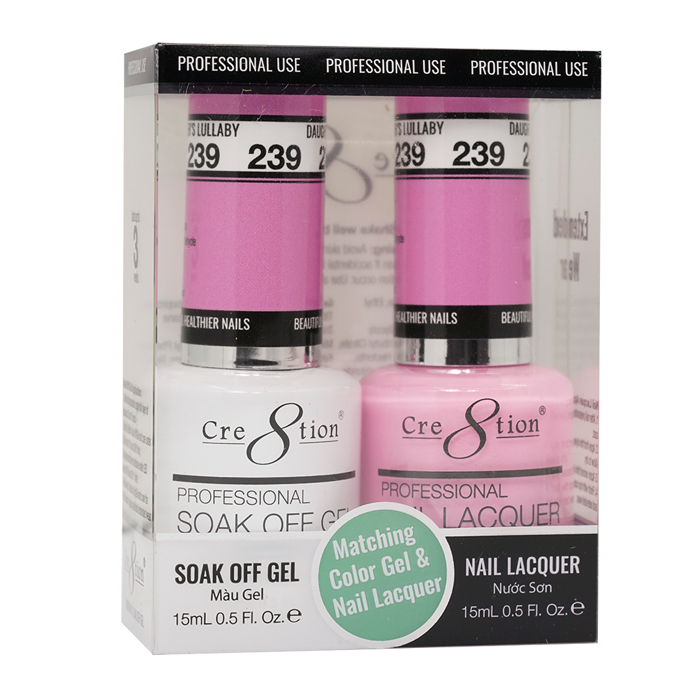 Cre8tion Gel Polish And Nail Lacquer, 239, 0.5oz, 0916-1447