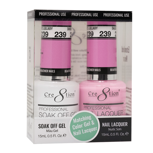 Cre8tion Gel Polish And Nail Lacquer, 239, 0.5oz, 0916-1447