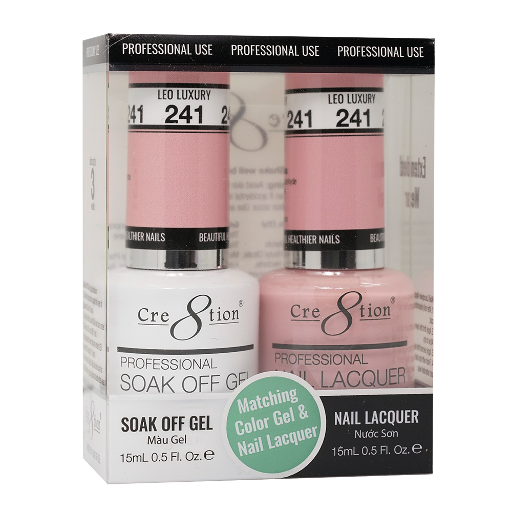 Cre8tion Gel Polish And Nail Lacquer, 241, 0.5oz, 0916-1449