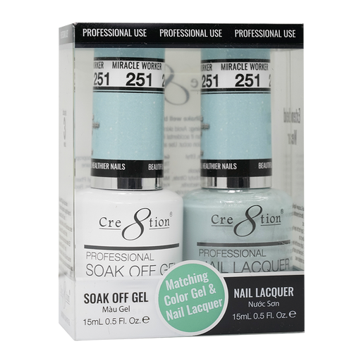 Cre8tion Gel Polish And Nail Lacquer, 251, 0.5oz, 0916-1459