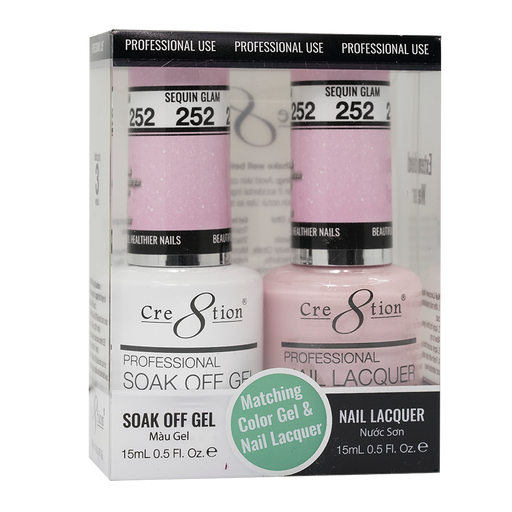 Cre8tion Gel Polish And Nail Lacquer, 252, 0.5oz, 0916-1460