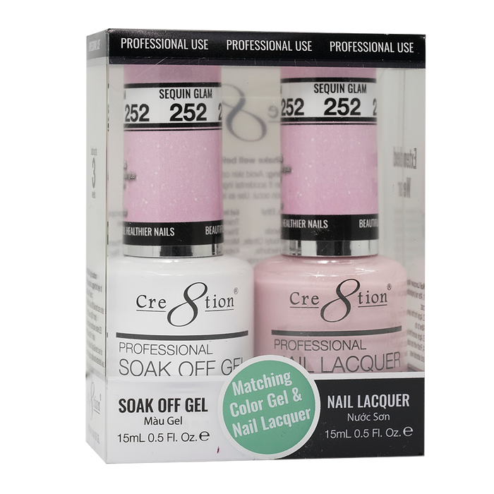 Cre8tion Gel Polish And Nail Lacquer, 252, 0.5oz, 0916-1460