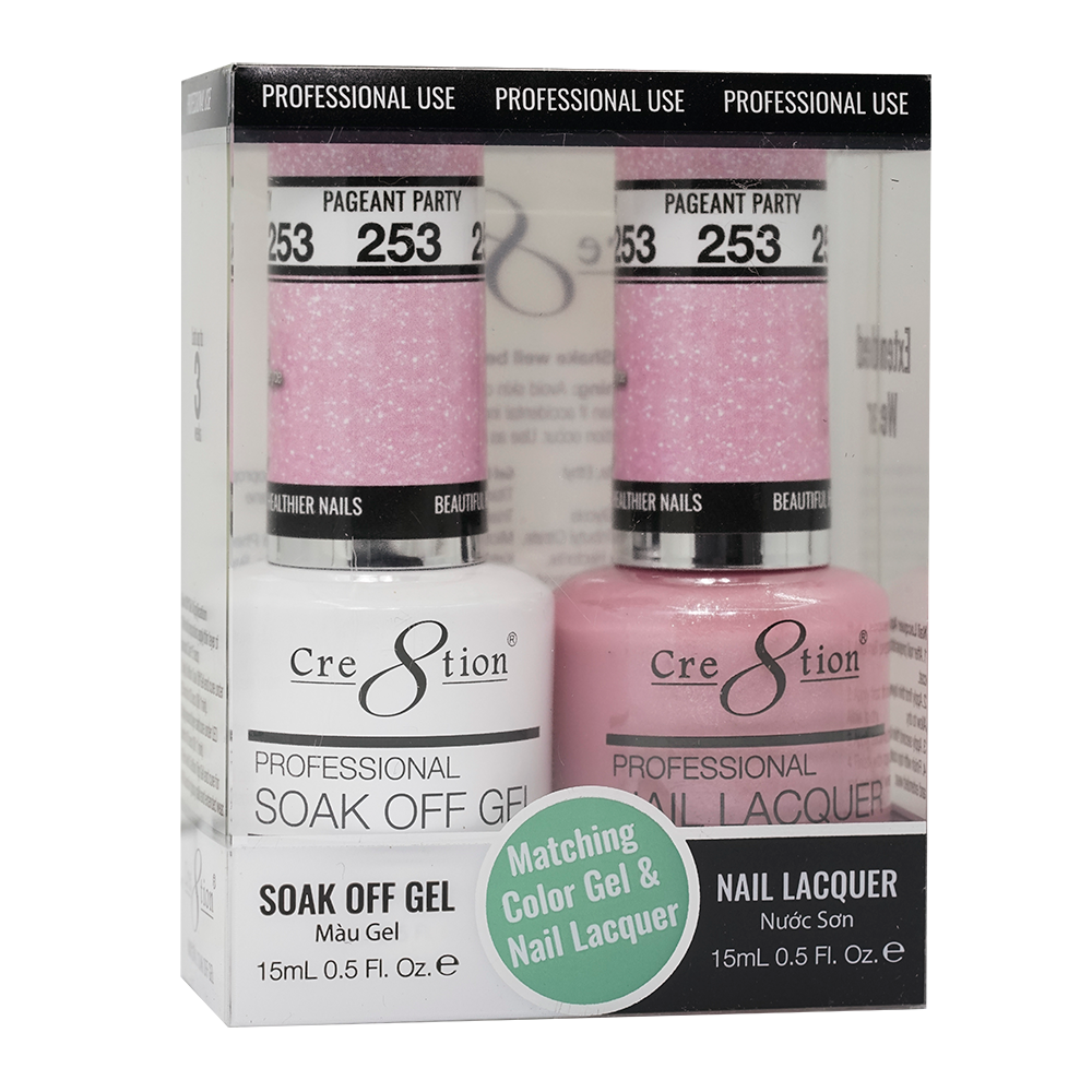 Cre8tion Gel Polish And Nail Lacquer, 253, 0.5oz, 0916-1461