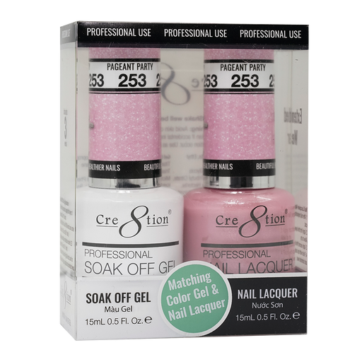 Cre8tion Gel Polish And Nail Lacquer, 253, 0.5oz, 0916-1461