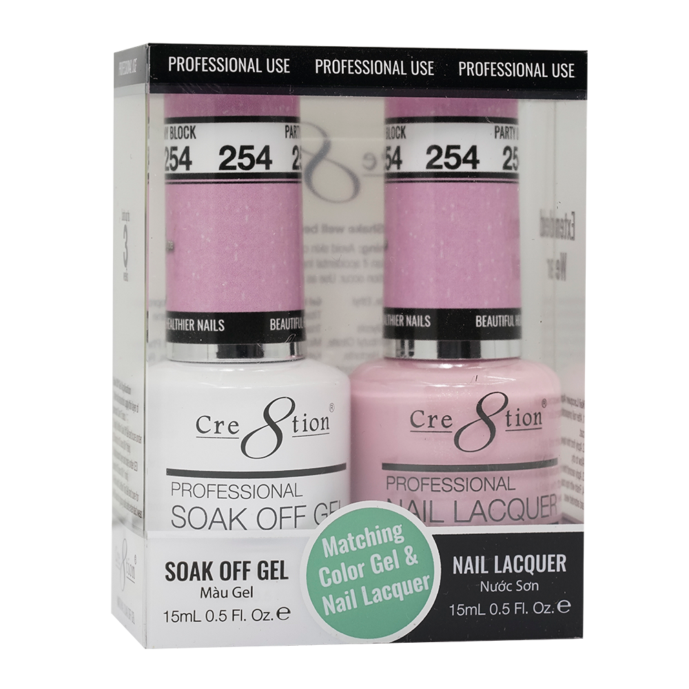 Cre8tion Gel Polish And Nail Lacquer, 254, 0.5oz, 0916-1462