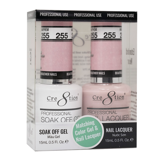 Cre8tion Gel Polish And Nail Lacquer, 255, 0.5oz, 0916-1463