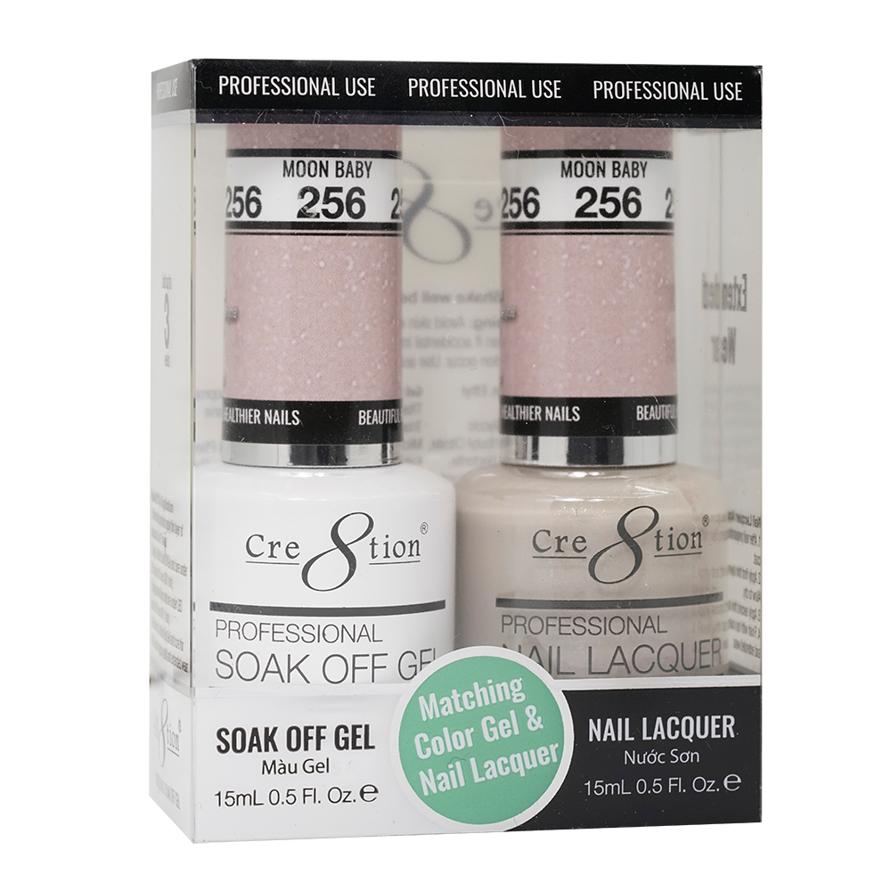Cre8tion Gel Polish And Nail Lacquer, 256, 0.5oz, 0916-1464