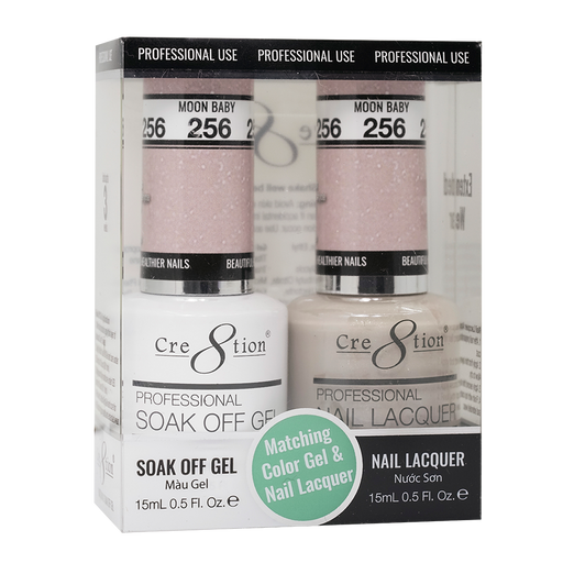 Cre8tion Gel Polish And Nail Lacquer, 256, 0.5oz, 0916-1464