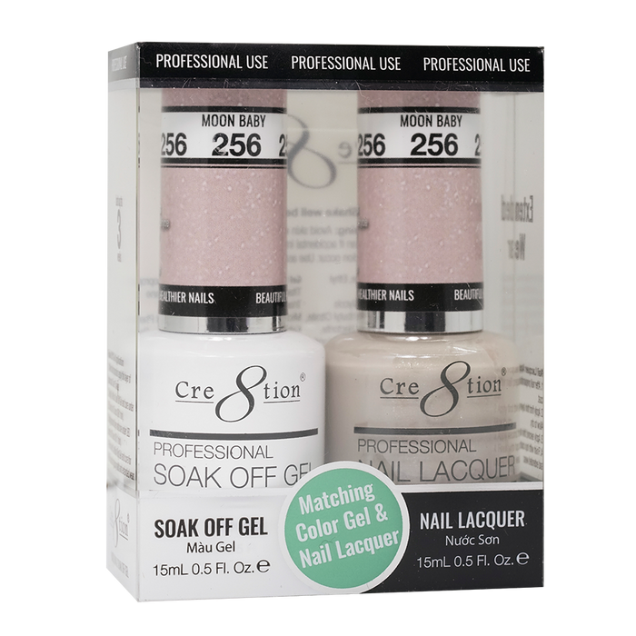 Cre8tion Gel Polish And Nail Lacquer, 256, 0.5oz, 0916-1464