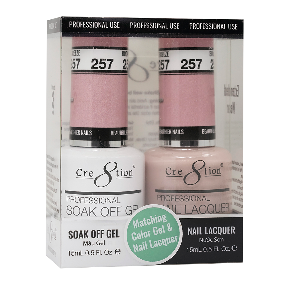 Cre8tion Gel Polish And Nail Lacquer, 257, 0.5oz, 0916-1465