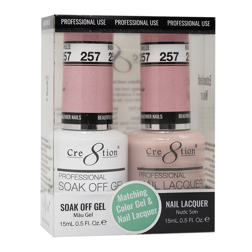 Cre8tion Gel Polish And Nail Lacquer, 257, 0.5oz, 0916-1465