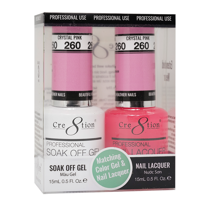 Cre8tion Gel Polish And Nail Lacquer, 260, 0.5oz, 0916-1468