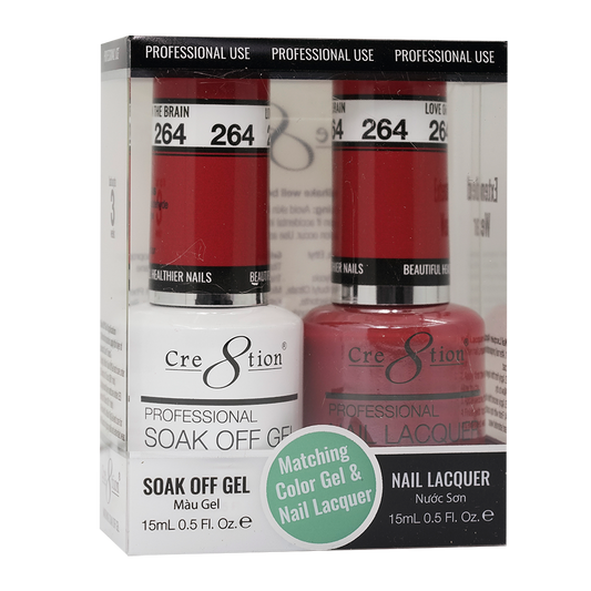 Cre8tion Gel Polish And Nail Lacquer, 264, 0.5oz, 0916-1472