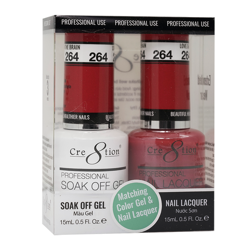 Cre8tion Gel Polish And Nail Lacquer, 264, 0.5oz, 0916-1472