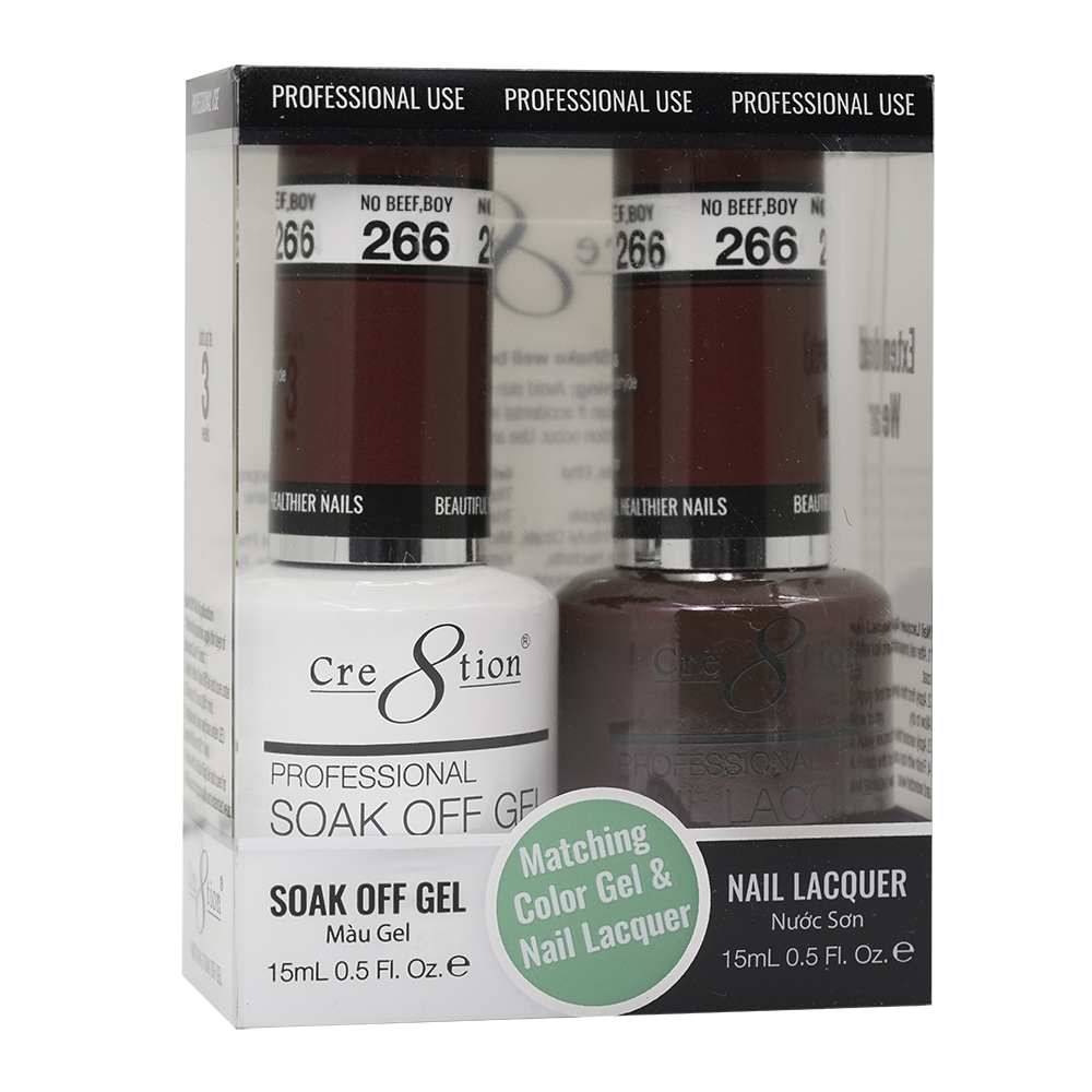Cre8tion Gel Polish And Nail Lacquer, 266, 0.5oz