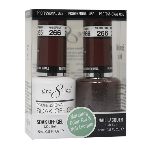 Cre8tion Gel Polish And Nail Lacquer, 266, 0.5oz