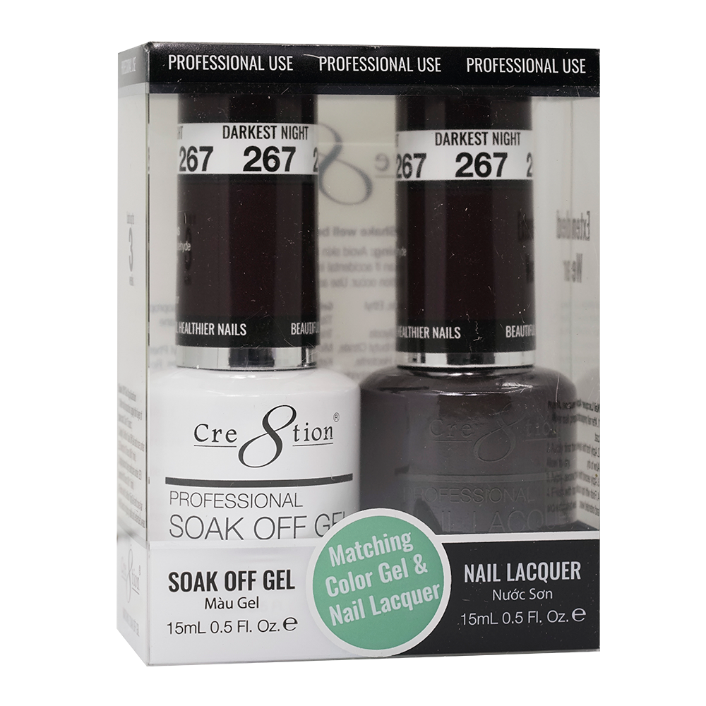 Cre8tion Gel Polish And Nail Lacquer, 267, 0.5oz