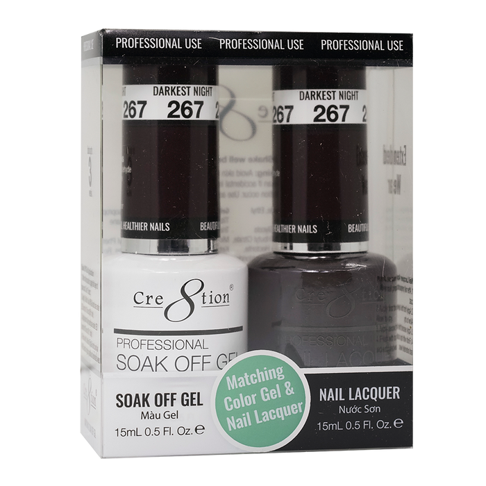 Cre8tion Gel Polish And Nail Lacquer, 267, 0.5oz