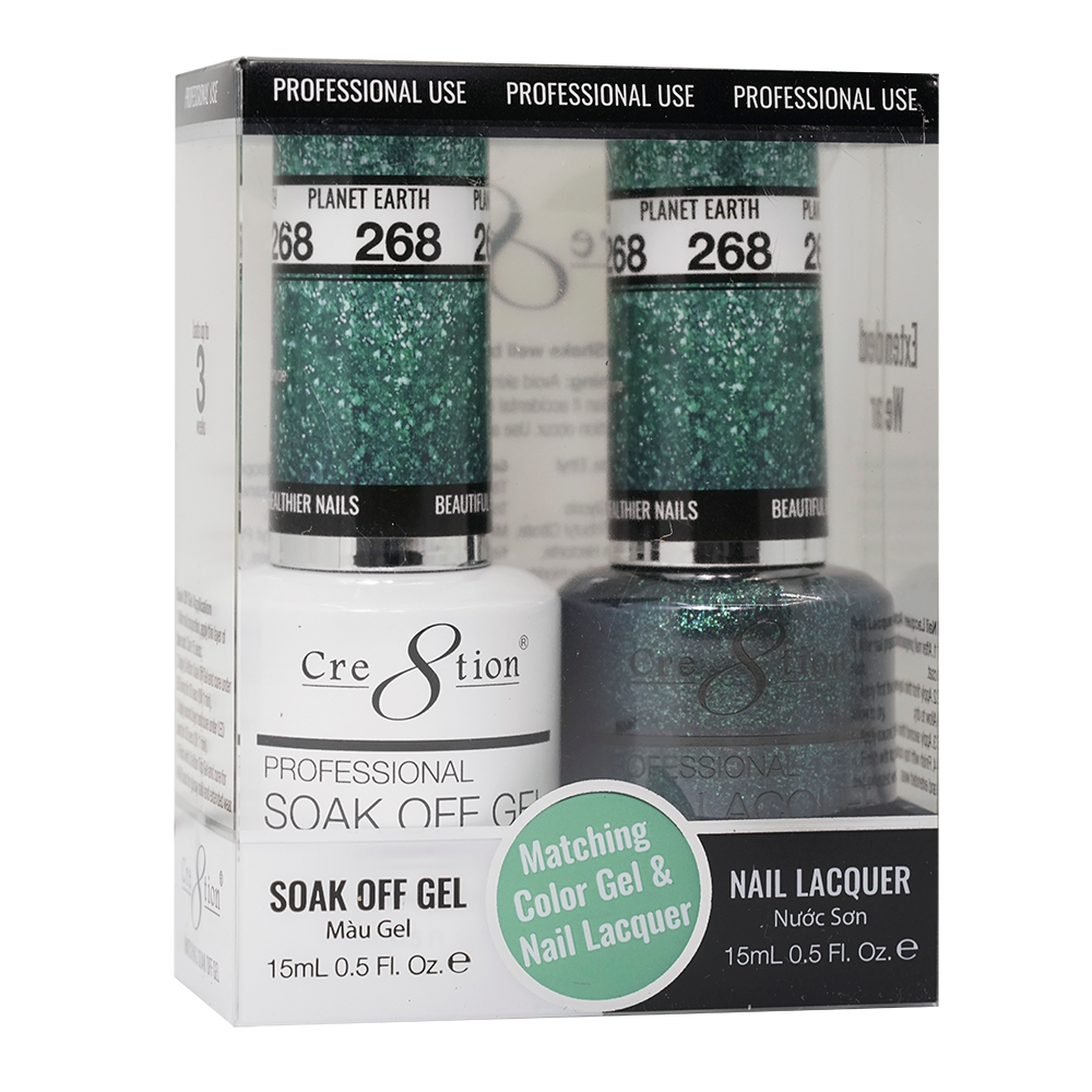 Cre8tion Gel Polish And Nail Lacquer, 268, 0.5oz