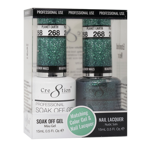 Cre8tion Gel Polish And Nail Lacquer, 268, 0.5oz