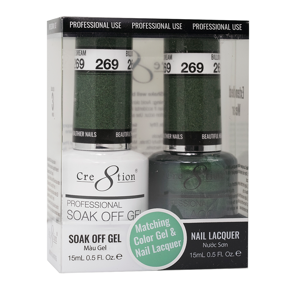 Cre8tion Gel Polish And Nail Lacquer, 269, 0.5oz