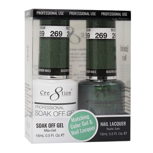 Cre8tion Gel Polish And Nail Lacquer, 269, 0.5oz