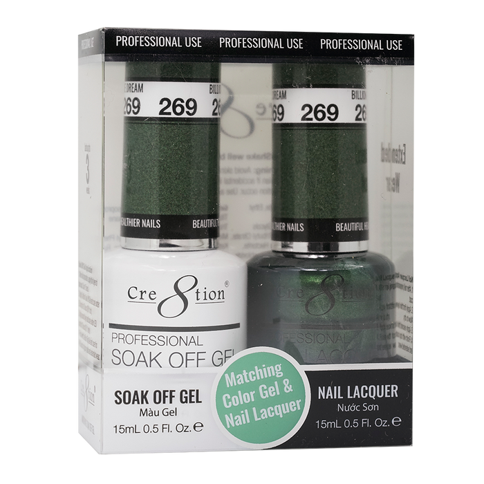 Cre8tion Gel Polish And Nail Lacquer, 269, 0.5oz