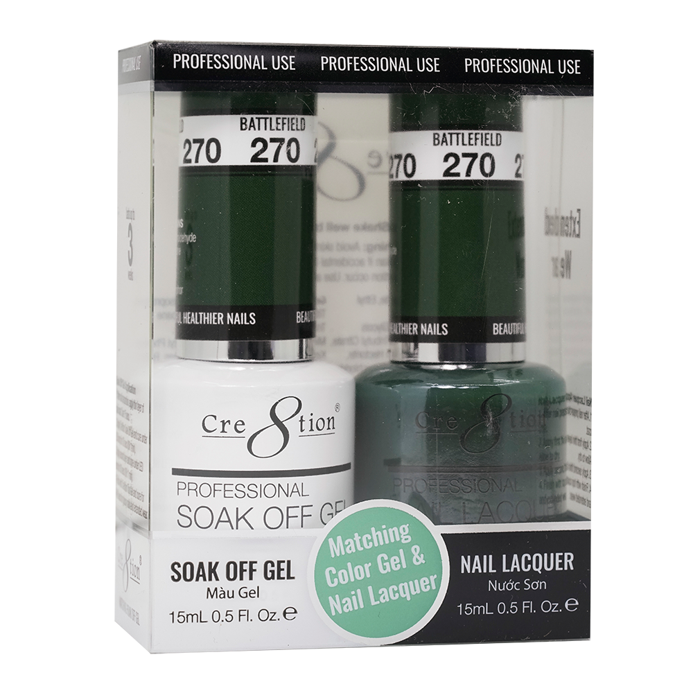 Cre8tion Gel Polish And Nail Lacquer, 270, 0.5oz