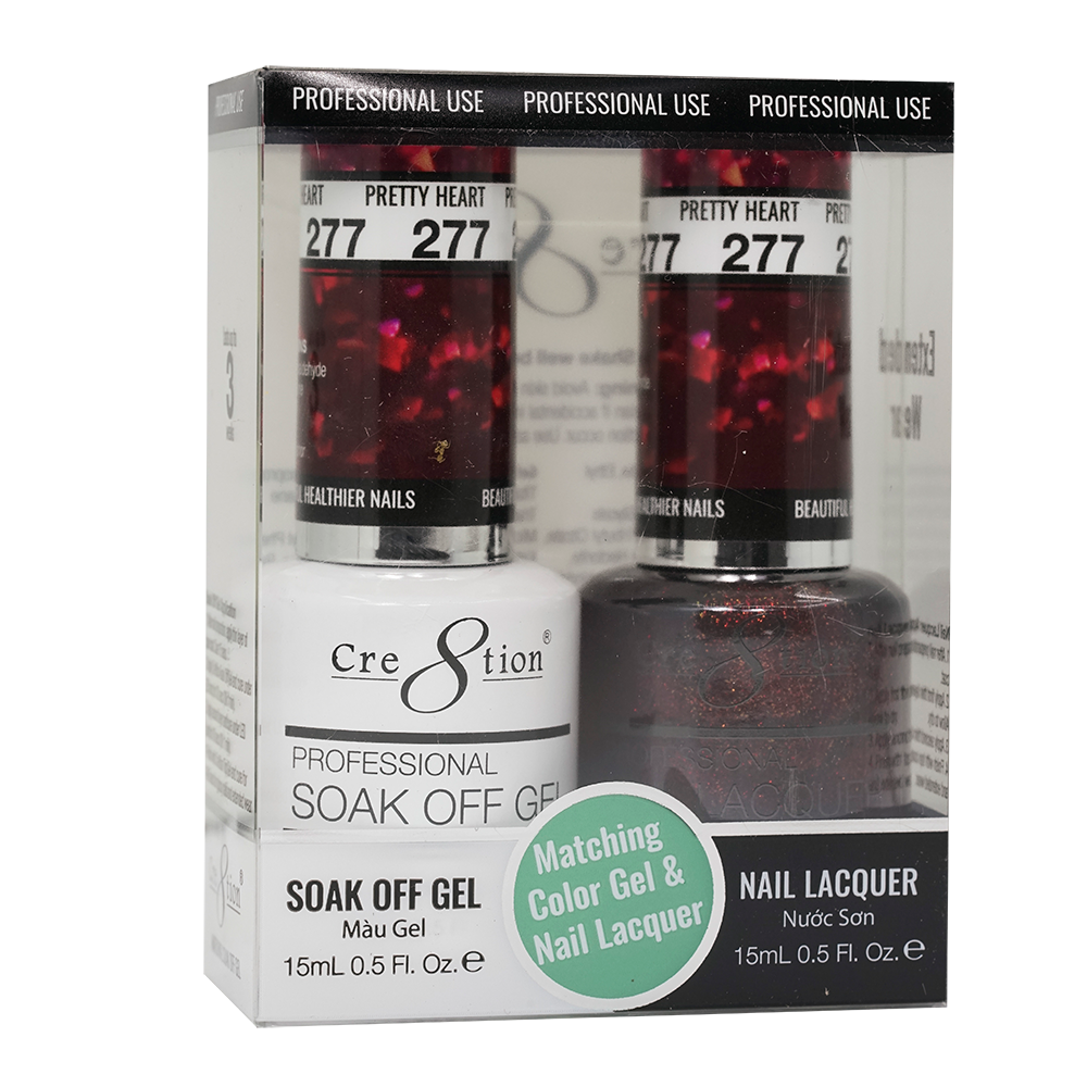 Cre8tion Gel Polish And Nail Lacquer, 277, 0.5oz