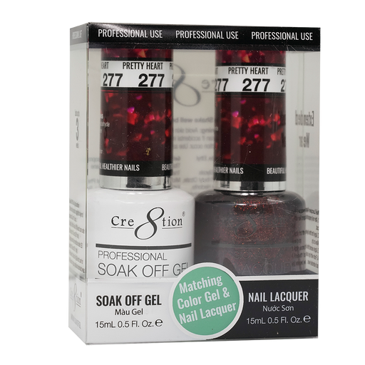 Cre8tion Gel Polish And Nail Lacquer, 277, 0.5oz