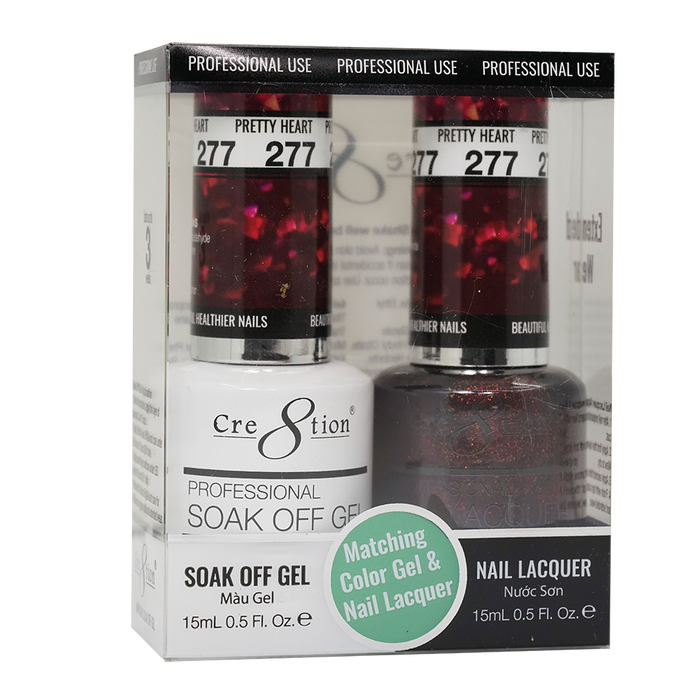 Cre8tion Gel Polish And Nail Lacquer, 277, 0.5oz