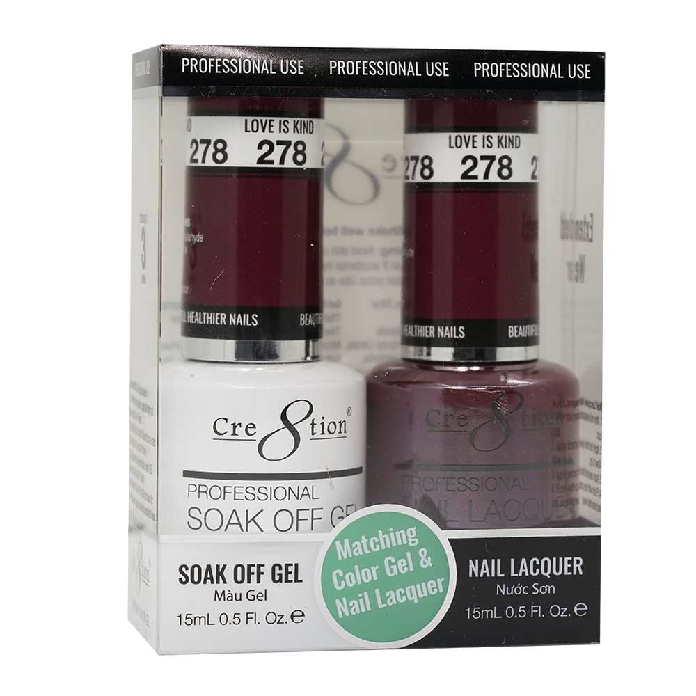 Cre8tion Gel Polish And Nail Lacquer, 278, 0.5oz