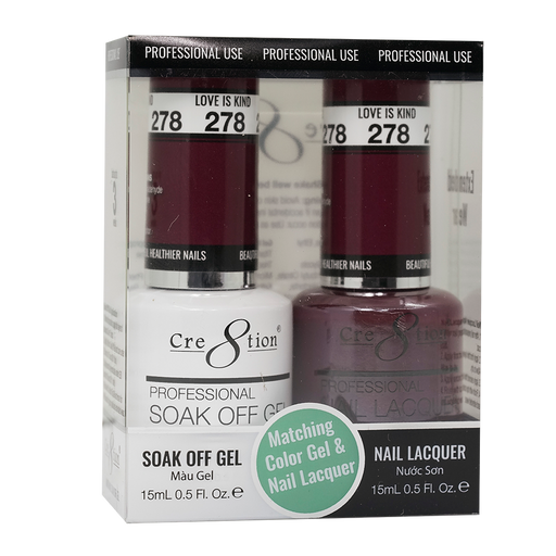 Cre8tion Gel Polish And Nail Lacquer, 278, 0.5oz, 0916-1486