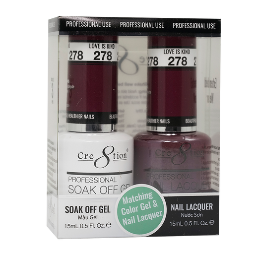 Cre8tion Gel Polish And Nail Lacquer, 278, 0.5oz