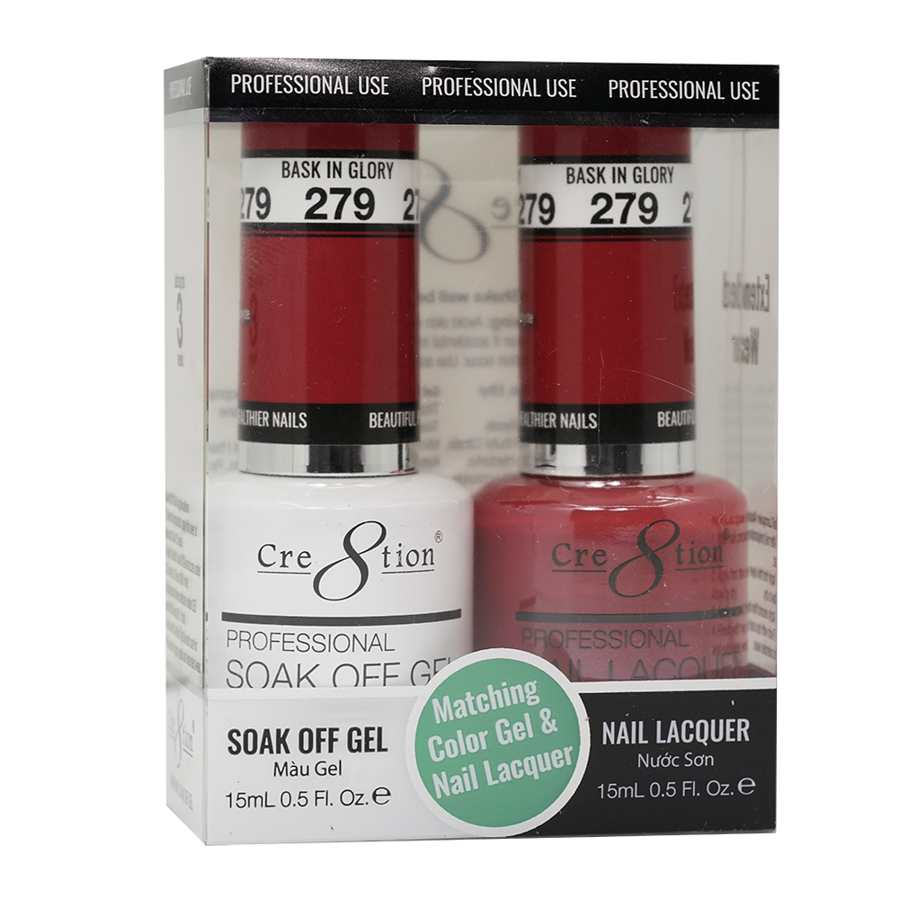 Cre8tion Gel Polish And Nail Lacquer, 279, 0.5oz