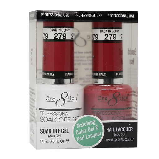 Cre8tion Gel Polish And Nail Lacquer, 279, 0.5oz, 0916-1487