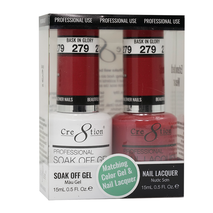 Cre8tion Gel Polish And Nail Lacquer, 279, 0.5oz