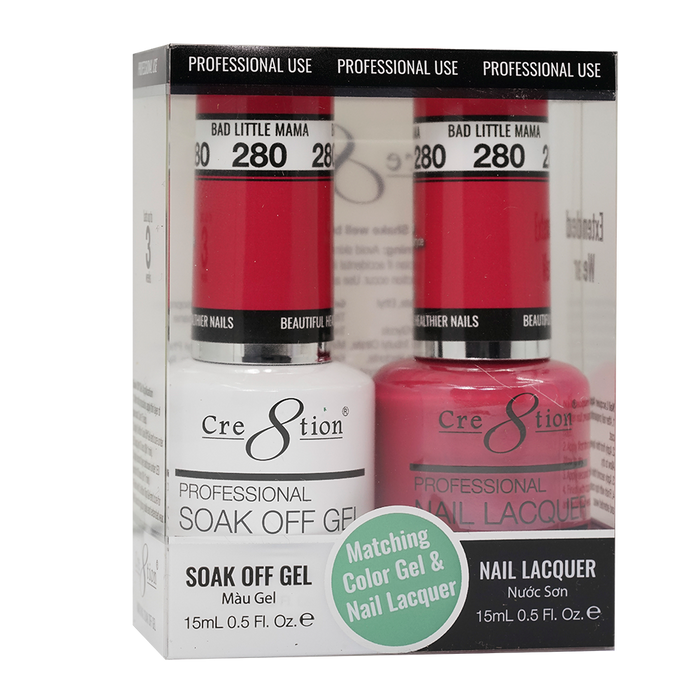 Cre8tion Gel Polish And Nail Lacquer, 280, 0.5oz